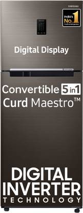 Samsung 355 L Frost Free Double Door 2 Star Convertible Refrigerator  with Curd Maestro, Convertible 5-in-1, Digital Inverter and Display