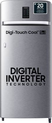 Samsung 215 L Direct Cool Single Door 4 Star Refrigerator  with Digi-Touch Cool Digital Inverter with Display