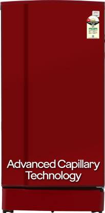 Godrej 180 L Direct Cool Single Door 1 Star Refrigerator  with Advanced Capillary Technology with Toughened Glass Shelves