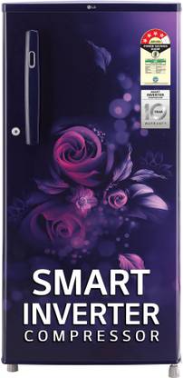LG 185 L Direct Cool Single Door 4 Star Refrigerator  with Smart Inverter Compressor