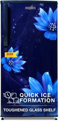 Kenstar 183 L Direct Cool Single Door 3 Star Refrigerator  with Large Vegetable Basket and Toughened Glass Shelves