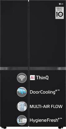 LG 655 L Frost Free Side by Side Refrigerator  with Smart Inverter Compressor, AI ThinQ (Wi-Fi), Door Cooling+ & Hygiene Fresh+