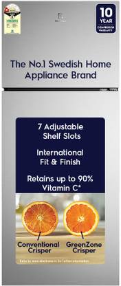 Electrolux 431 L Frost Free Double Door 1 Star Refrigerator  with �Inverter Refrigerator with AI AutoSense, GreenZone Technology, UltimateTaste 700