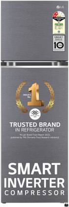 LG 343 L Frost Free Double Door 2 Star Refrigerator  with Inverter Compressor, Express Freeze, Smart Connect & Multi Air Flow
