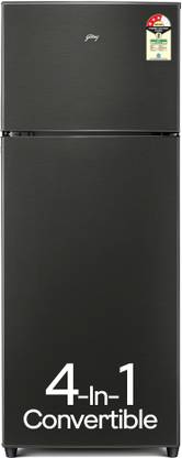 Godrej 244 L Frost Free Double Door 3 Star Convertible Refrigerator  with Fully Convertible Refrigerator with Freezer 95%+ Food Surface Disinfection