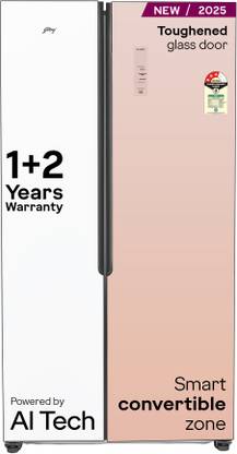 Godrej RS EONVELVET 646C Side-by-Side Refrigerator