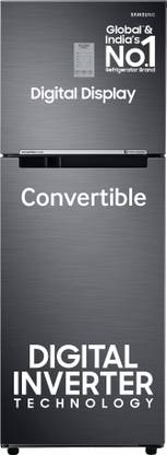 Samsung 236 L Frost Free Double Door 3 Star Convertible Refrigerator  with Digital Inverter and Display