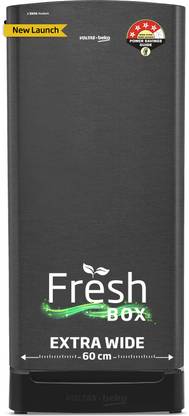 Voltas Beko 183 L Direct Cool Single Door 4 Star Refrigerator with Base Drawer