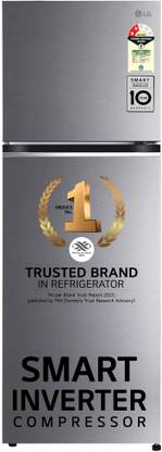 LG 322 L Frost Free Double Door 2 Star Refrigerator  with Inverter Compressor, Express Freeze & Multi Air Flow