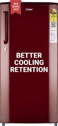 Haier 185 L Direct Cool Single Door 2 Star Refrigerator  (Red Steel, HED-192RS-P) at Rs. 13500