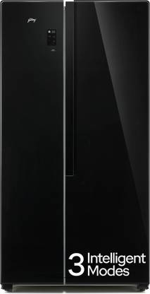 Godrej 564 L Frost Free Side by Side Refrigerator  with Glass Door, Multi Air Flow Technology, And Customised Temperature Settings