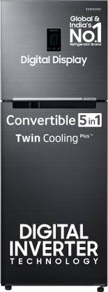 SAMSUNG 301 L Frost Free Double Door 3 Star Convertible Refrigerator