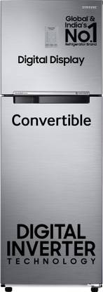 Samsung 256 L Frost Free Double Door 3 Star Refrigerator  with Digital Inverter and Display