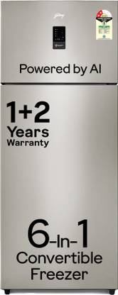 Godrej 472 L Frost Free Double Door 2 Star Refrigerator  with AI Tech, Digital Inverter, And 95%+ Food Surface Disinfection