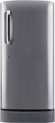 LG 215 L Direct Cool Single Door 4 Star Refrigerator with Base Drawer  with Smart Inverter Technology, Fast Ice Making)