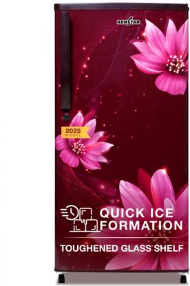 Kenstar 183 L Direct Cool Single Door 3 Star Refrigerator  with Large Vegetable Basket and Toughened Glass Shelves