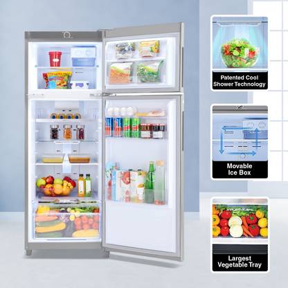 Godrej 223 L Frost Free Double Door 3 Star Convertible Refrigerator with Freezer 95%+ Food Surface Disinfection