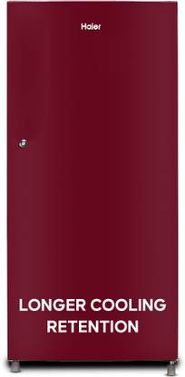 Haier 190 L Direct Cool Single Door 2 Star Refrigerator  with 1 Hour Icing TechnologyToughned Glass ShelfLarge Vegetable Box