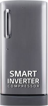 LG 205 L Direct Cool Single Door 5 Star Refrigerator with Base Drawer  with Smart Inverter Compressor, Humidity Controller & Moist 'N' Fresh