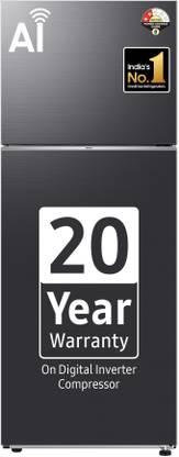 Samsung 465 L Frost Free Double Door 2 Star Refrigerator  with AI and WiFi, Digital Inverter