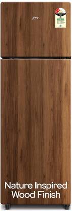 Godrej 244 L Frost Free Double Door 2 Star Refrigerator  with Wood Finish and Advanced Inverter Technology