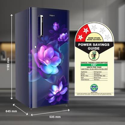 Whirlpool 184 L Direct Cool Single Door 2 Star Refrigerator