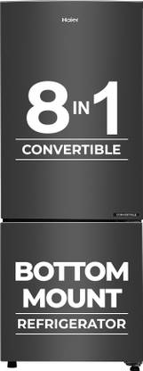 Haier 237 L Frost Free Double Door Bottom Mount 3 Star Convertible Refrigerator  with Convertible 8-in-1Turbo Icing