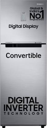 Samsung 236 L Frost Free Double Door 3 Star Convertible Refrigerator  with Digital Inverter and Display