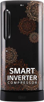 LG 205 L Direct Cool Single Door 4 Star Refrigerator with Base Drawer  with Smart Inverter Compressor, Moist 'N' Fresh & Humidity Controller
