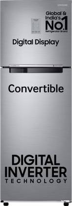 Samsung 256 L Frost Free Double Door 2 Star Convertible Refrigerator  with Digital Inverter and Display