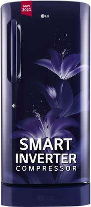 LG 205 L Direct Cool Single Door 4 Star Refrigerator with Base Drawer  with Smart Inverter Compressor, Moist 'N' Fresh & Humidity Controller