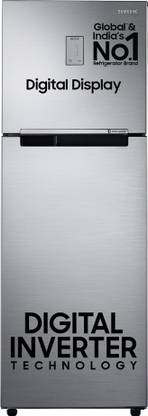 Samsung 256 L Frost Free Double Door 3 Star Refrigerator  with Digital Inverter and Display