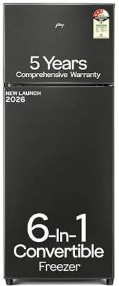 Godrej 244L 4★ Frost Free Double Door — Nano Shield Technology, Jumbo Veg Tray