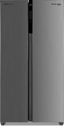 [For HDFC Credit Card EMI] Voltas Beko 563 L Frost Free Side by Side Refrigerator  (Inox, RSB585XPE)
