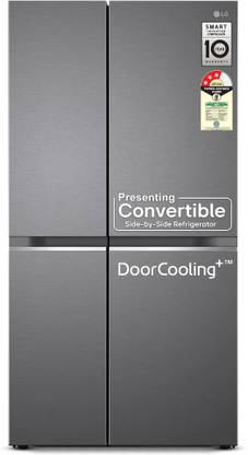 LG 650 L फ्रॉस्ट फ्री साइड बाय साइड कन्वर्टिबल फ्रिज