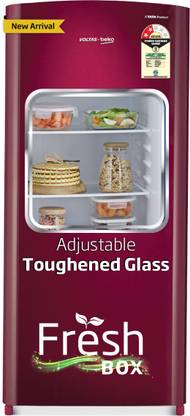 Voltas Beko 183 L Direct Cool Single Door 2 Star Refrigerator (Hairline wine, RDC215D/S0XWR0M0000GO)