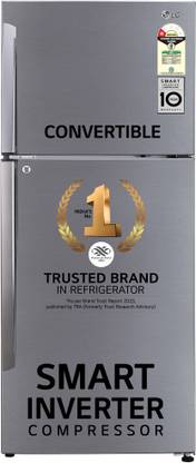 LG 412 L Frost Free Double Door 1 Star Refrigerator