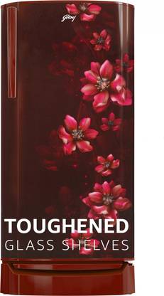 Godrej 183 L Direct Cool Single Door 3 Star Refrigerator  with Jumbo Vegetable Tray and Toughened Glass Shelves
