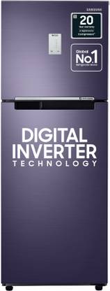 Samsung 236 L Frost Free Double Door 2 Star Refrigerator  with Digital Inverter with Display