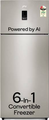 Godrej 436 L Frost Free Double Door 2 Star Refrigerator  with AI Tech, Digital Inverter, And 95%+ Food Surface Disinfection