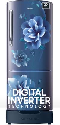 Samsung 183 L Direct Cool Single Door 4 Star Refrigerator with Base Drawer  with Digital Inverter
