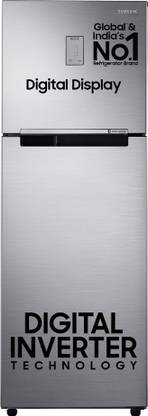Samsung 256 L Frost Free Double Door 3 Star Refrigerator  with Digital Inverter and Display