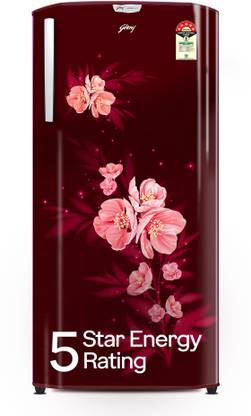 Godrej 180 L Direct Cool Single Door 5 Star Refrigerator  with Jumbo Vegetable Tray, Faster Cooling And Ice Making