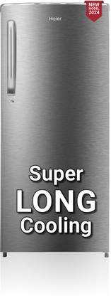Haier 205 L Direct Cool Single Door 3 Star Refrigerator with Base Drawer  with DEFT TechnologyLarge Storage Space