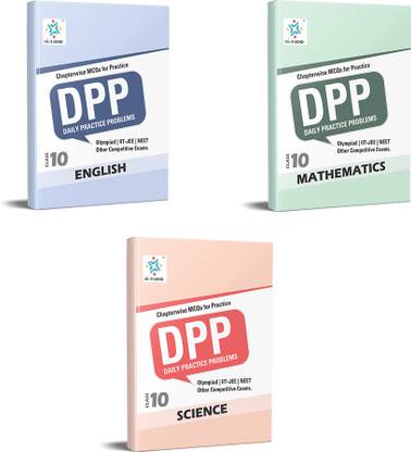 Hive Mind Foundation Course Class 10 English DPP, Science DPP, Maths DPP (3 Books Combo) For NTSE, STSE, JEE, NEET Olympiad Exam And Other Competitive Exams