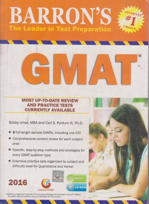 Barron’s The Leader In Test Preparation GMAT 2016 With CD