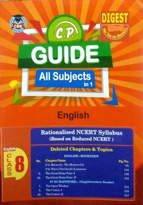 CP Digest Class 8 English (Honeydew & It So Happened) Guide Based On NCERT Syllabus