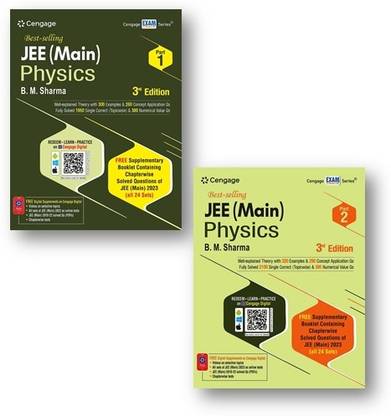 JEE Main Physics : Vol. 1 And Vol. 2 (Book + Booklet) With Free Supplementary Booklet Containing Chapterwise Solved Questions Of JEE (Main-2023)(All 24 Sets) , (2-Books Set Combo)