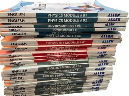Allen Study Material 2023 For NEET Exam Medical Preparation Biology Chemistry Physics Books