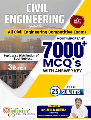 Civil Engineering Objective Book (7000+ MCQ's) With Answer Key